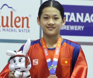 VĐV 14 tuổi giành huy chương cho bơi lội Việt Nam ngay lần đầu dự SEA Games