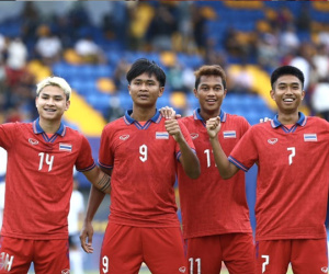 U22 Thái Lan coi như vào bán kết sau chiến thắng đậm trước Lào