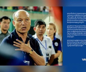 2 ngày sau khi từ chức, chủ tịch LĐBĐ Campuchia trở lại làm việc