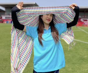 SEA Games 32 nóng như đổ lửa, hot girl bóng đá Thanh Nhã tung ảnh 'làm đổ' fan