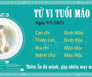 Tử vi thứ 3 ngày 09/05/2023 của 12 con giáp: Mão may mắn, Tị mất tiền
