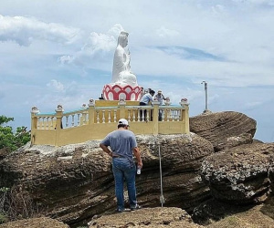 Thông tin bất ngờ vụ nam du khách chết bí ẩn dưới chân tượng phật trên đảo Phú Quý