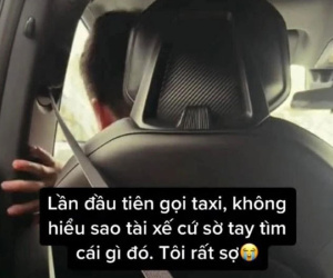 Cô gái vừa lên taxi liền hoảng sợ khi tài xế cứ đưa tay ra sau sờ soạng, sự thật khiến dân tình cười lăn