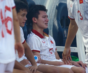 Ngôi sao U22 Việt Nam khóc rưng rức sau thất bại nuối tiếc tại SEA Games 32