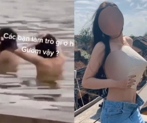 Hai cô gái tắm ở Hồ Gươm: Điểm “hành xử” phản cảm teen Việt