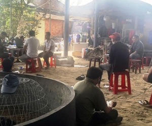 Nghe công an bao vây sới gà, 2 người nghi chạy trốn, nhảy xuống sông và chết đuối