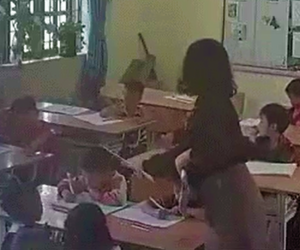 Lý do học sinh lớp 1 bị cô giáo dùng thước đánh vào đầu