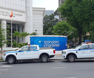 Công an kiểm tra công ty tài chính Shinhan ở TP.HCM