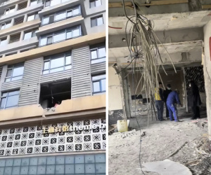 Đục tường để trang trí, người thuê nhà khiến 240 hộ dân trong khu chung cư phải sơ tán