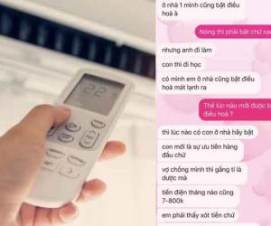 Vợ khóc uất ức vì chồng không cho bật điều hòa khi ngủ trưa ở nhà một mình: 'Ngày trước chưa lắp điều hòa có thấy kêu nóng đâu?'