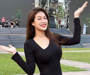 Thiên Ân té chúi nhủi trên sân khấu phát trực tiếp, dân tình hú vía lo cho người đẹp