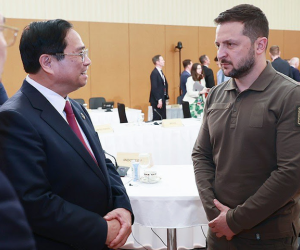 Thủ tướng Phạm Minh Chính gặp Tổng thống Ukraine