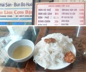 Suất bún 2 miếng chả giá 35.000 đồng ở Sầm Sơn: Cơ quan chức năng nói gì?