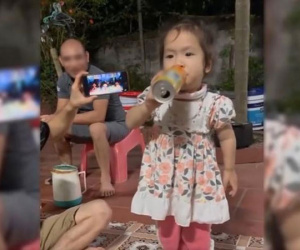 Bé gái 3 tuổi cất tiếng ca 'Gặp nhau giữa rừng mơ', giọng hát thế nào mà hút 5 triệu lượt xem?