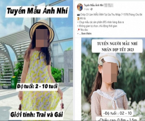 Bị lừa mất hơn 300 triệu khi đăng ký qua mạng cho con làm người mẫu nhí