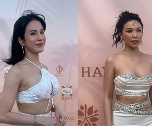 Diệp Lâm Anh có cách ứng xử 'cao tay' khi chạm mặt Quỳnh Thư tại sự kiện