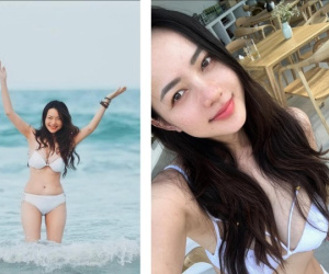 Chân dài Cà Mau lấy chồng hơn 26 tuổi, mất gần 2 năm lội ngược dòng nhan sắc, 'lãi' vòng 1 tràn trề nhựa sống