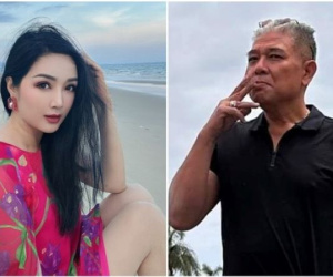 Giáng My yêu kiều bên biển, chồng Hồng Vân phong độ hậu giảm cân
