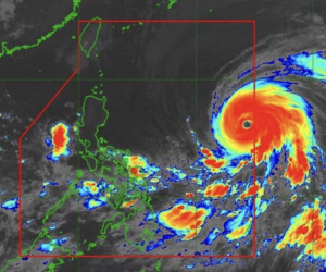 Siêu bão mạnh nhất thế giới 3 năm qua sắp đổ bộ Philippines