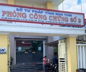 Nhận tiền 'cảm ơn', phó phòng công chứng bị miễn nhiệm chức vụ