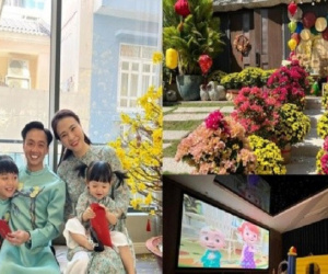 Bên trong biệt thự sang từng góc của Đàm Thu Trang - Cường Đô La