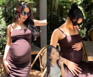 Karen Nguyễn gợi ý tái chế đầm bầu cực tôn dáng