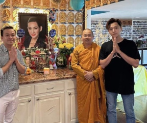 Ngô Kiến Huy đến thăm cố NS Phi Nhung, nói 1 câu khiến nhiều người xót xa