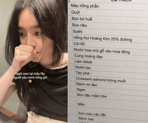 Khoe bạn trai lập hẳn bảng Excel ghi lại chi tiết sở thích của mình, cô gái bị dân tình trêu: 'Sợ nhầm em này với em khác nên mỗi em một file à?'