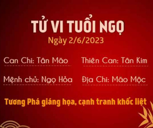 Tử vi thứ 6 ngày 02/06/2023 của 12 con giáp: Ngọ cạnh tranh, Tuất được yêu mến