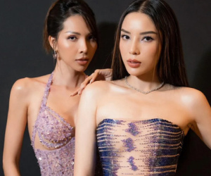 Cùng diễn cảnh đấu kiếm, Minh Triệu tố bị Vũ Thu Phương liên tục đánh trúng vào mặt và tay, để lại nhiều 'vết tích'