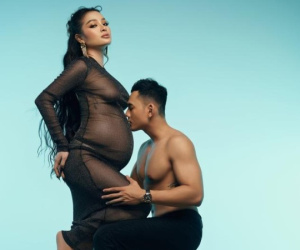 Vợ chồng 'mlem' cả đôi là đây: Phương Trinh Jolie lên đồ sexy cuối thai kỳ, Lý Bình khoe múi bụng xịn!