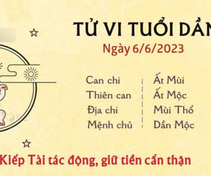 Tử vi thứ 3 ngày 06/06/2023 của 12 con giáp: Sửu vướng họa thị phi, Dần giữ tiền cẩn thận