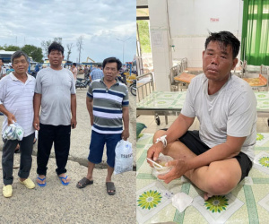 Cứu sống ngư dân sau 4 ngày rơi xuống biển