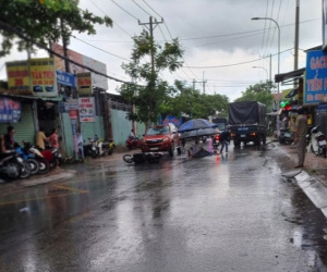 TP HCM: Tai nạn giao thông nghiêm trọng ở huyện Bình Chánh