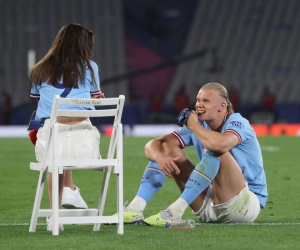 Haaland ăn mừng vô địch Champions League cùng bạn gái xinh đẹp