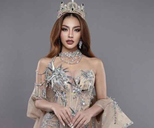 Miss Grand Indonesia 2022 gây 'bão' với màn hô tên kết thúc nhiệm kỳ: Sao từa tựa Thùy Tiên thế này?