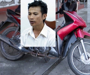 Kẻ nghiện ma túy dùng búa cướp 'xe ôm' trên bờ đê sông Hồng