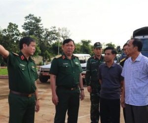 Vụ dùng súng tấn công tại Đắk Lắk: Đoàn công tác Bộ Quốc phòng kiểm tra hiện trường vụ việc