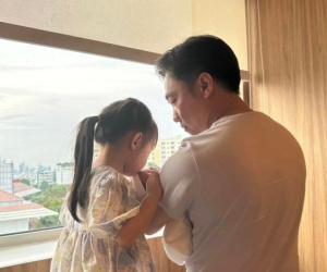 Bận trăm công nghìn việc, Cường 'Đô La' vẫn dành thời gian chăm sóc các con: Đúng chuẩn ông bố quốc dân