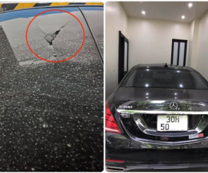 Mercedes S400 bị vỡ kính trên cao tốc, chủ xe tố bảo hiểm BSH vô trách nhiệm