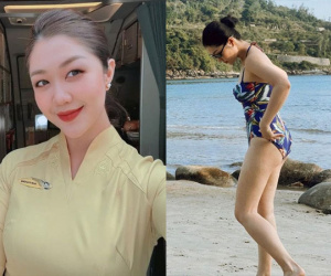 Nữ tiếp viên trưởng có gia thế hoàng tộc, tên kêu như chuông, U40 mặc bikini không phô phang mà sang đẹp