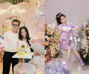 Joyce Phạm được tổ chức sinh nhật bất ngờ, vắng mặt ông bố đại gia