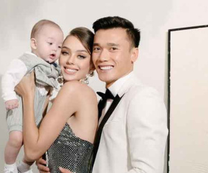 Vợ Bùi Tiến Dũng tiết lộ tình trạng sức khỏe sau hơn nửa năm sinh quý tử