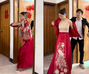 Phát hiện bí mật của chú rể, cô dâu cởi váy cưới bỏ về