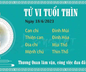 Tử vi Chủ Nhật ngày 18/06/2023 của 12 con giáp: Thìn công việc đau đầu, Dậu có chí lớn