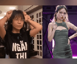Nữ rapper Tlinh gây bất ngờ với 'giao diện' khác lạ