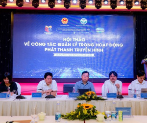 Hơn 190 đại biểu tham dự 'Hội thảo về công tác quản lý trong hoạt động phát thanh, truyền hình'