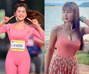'Nữ thần' chạy bộ Thái Lan khiến netizen ngẩn ngơ với loạt ảnh mới
