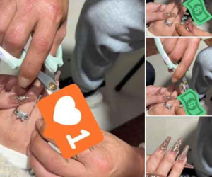 Kêu lấy phải chồng gia trưởng, vừa làm được bộ nail xịn đã bị cắt luôn ngoài tiệm, dân tình: 'Vậy mà cũng ở được em thua!'