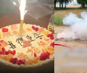 Ly hôn chồng sau 7 năm chung sống, người phụ nữ được bố mẹ đốt pháo, cắt bánh ăn mừng